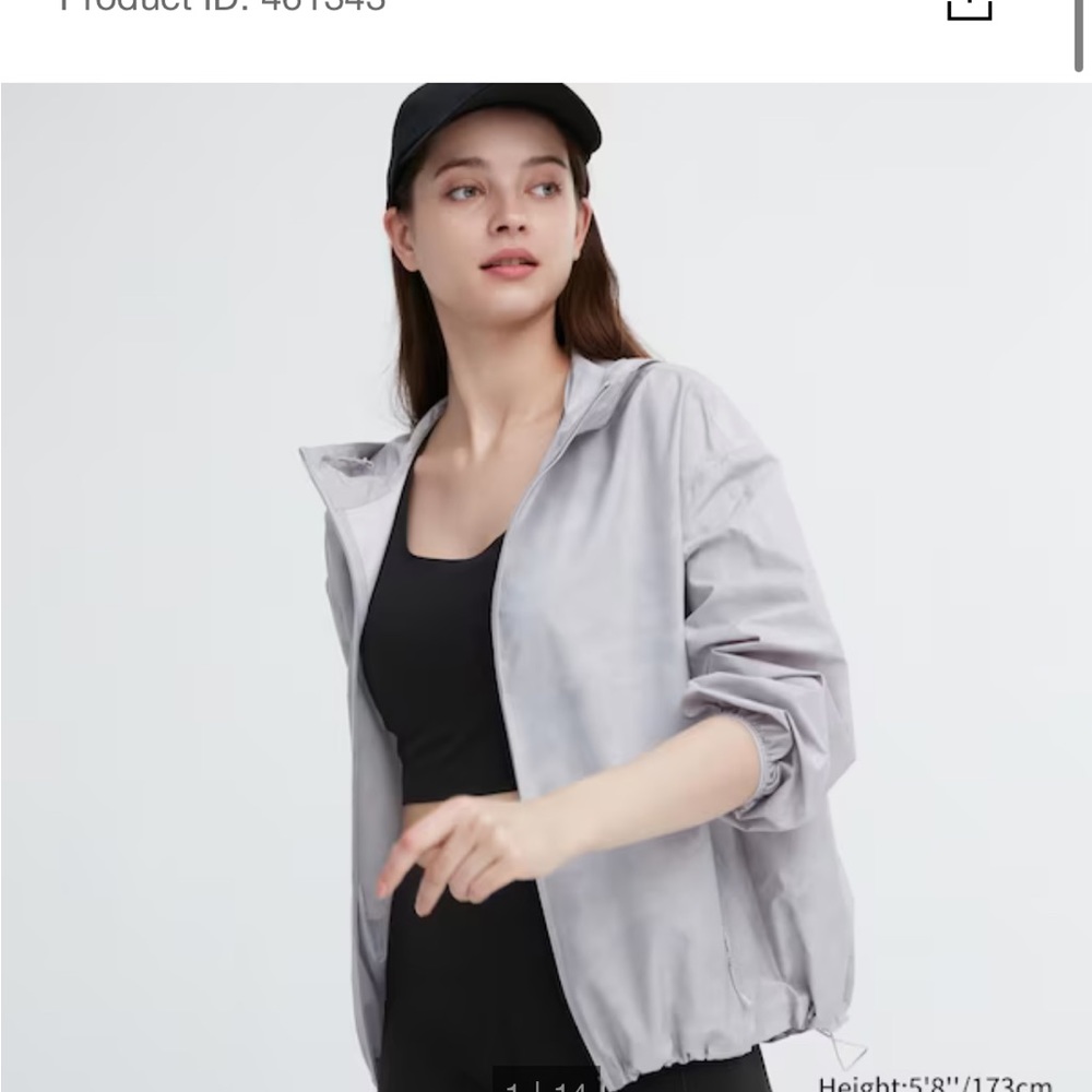 Uniqlo UV Protection Printed Pocketable Parka